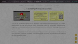 Video "Staatsangehörigkeitsausweis erstellen (mit EStA-Registernummer)" abspielen Videoanleitung